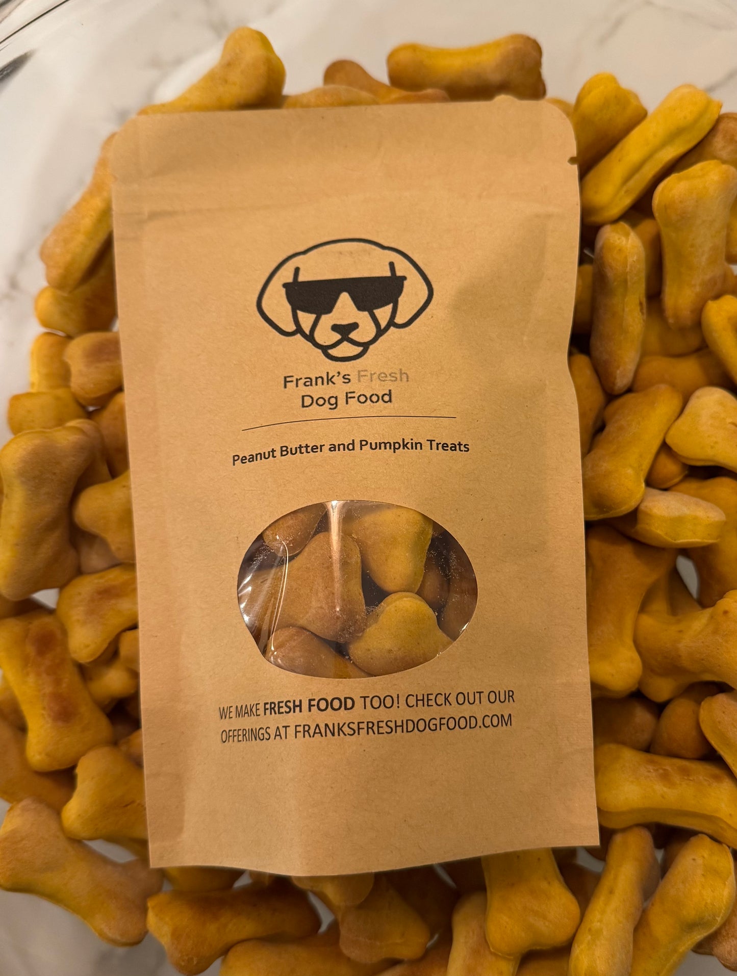 Peanut Butter & Pumpkin Dog Treats