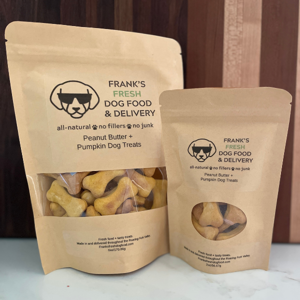 Peanut Butter & Pumpkin Dog Treats